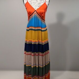 Tanvi Kedia Anthropologie Boho 100% Viscose Maxi Dress NWT Sz XS - Some Damage